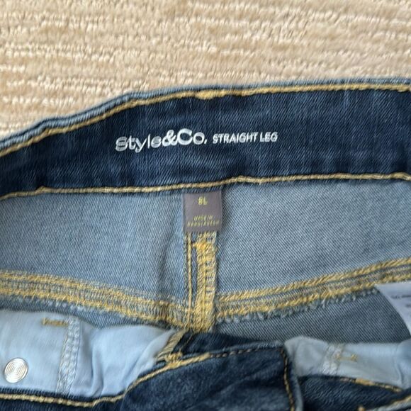 COPY - Style & Co. Straight Leg Jeans, Size 8 Long - Picture 8 of 9